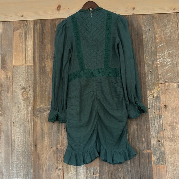 SEA NY emerald mermaid mini long sleeve dress - Picture 6 of 10